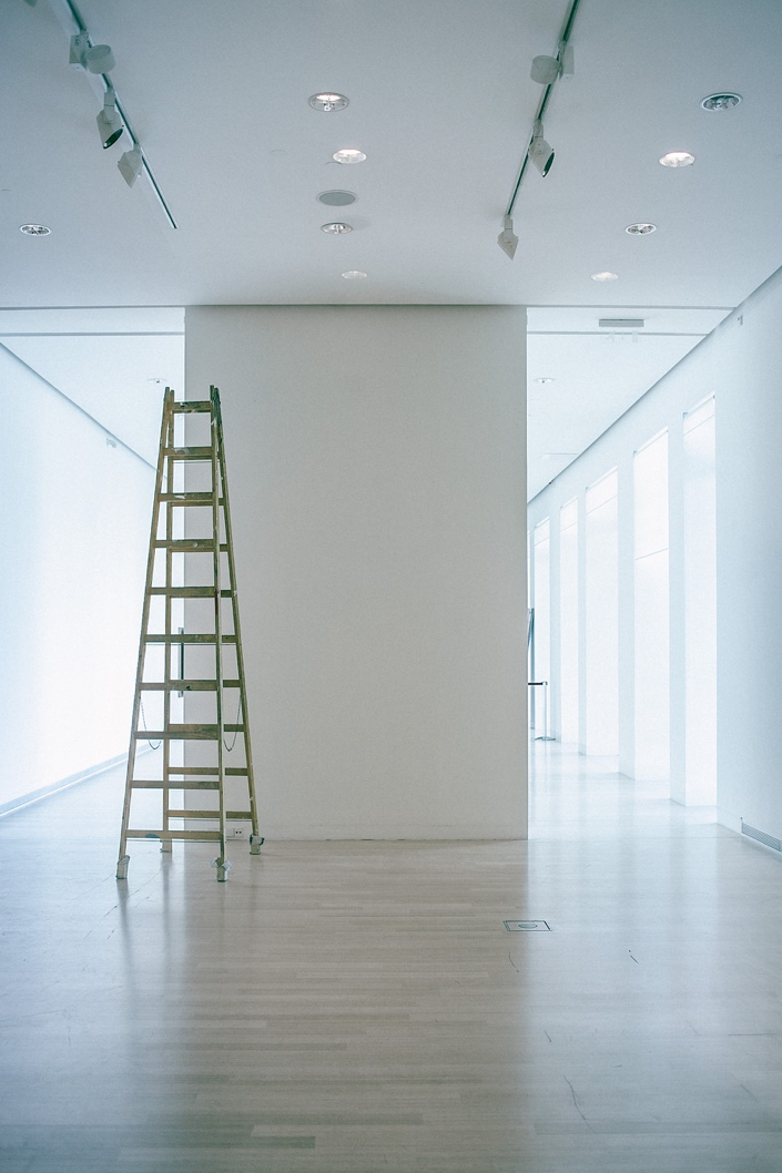 A Safe Ladder Inside a House